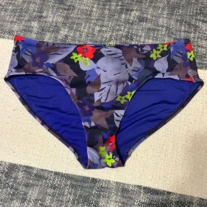Floral Athleta Swim Bottoms- NWOT